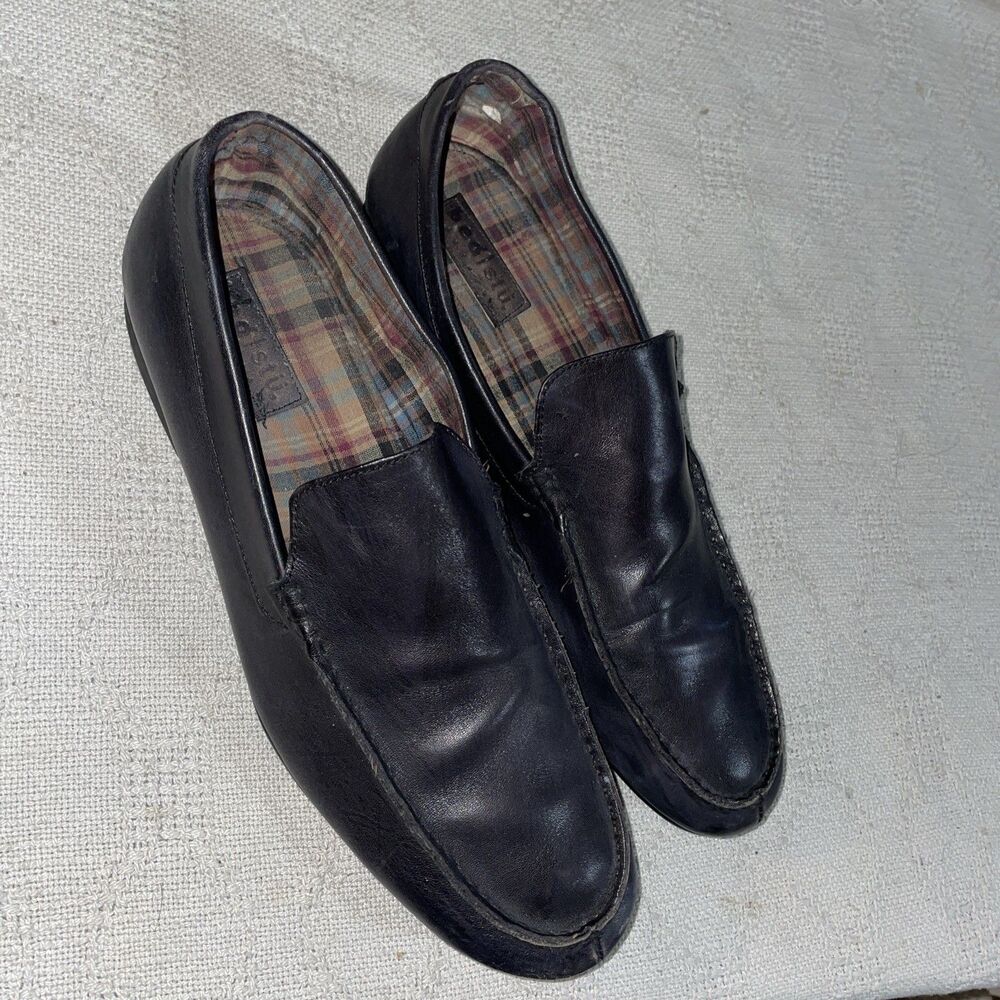 Bed-Stu Men’s Casual Loafers Size 11 M Black Leather Going Out Party Comfort